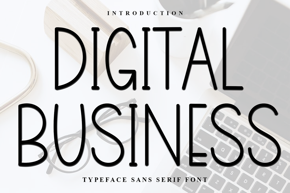 Digital Business, a Sans Serif Font by InermediaSTUDIO (Photo 1 of 7)