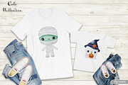 Cute Halloween Watercolor Clipart, a Person Illustration by Apixsala (Thumbnail 6 of 7)