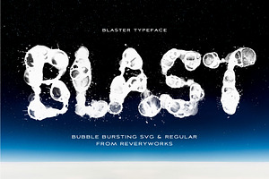 BLASTER Typeface, a Font by ReveryWorks