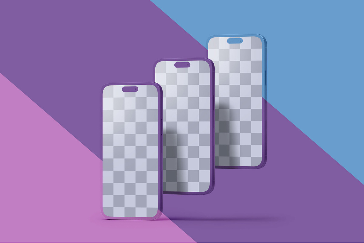 iPhone 14 Pro Clay Mockup Set, an iPhone Mockup by Deeplab (Photo 3 of 18)