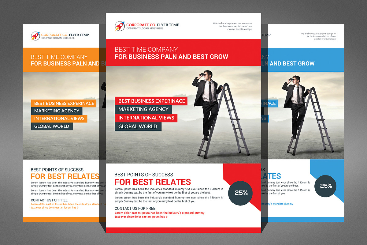 The Corporate Business Flyers Bundle, a Flyer Template by Graphic Templates (Photo 3 of 6)