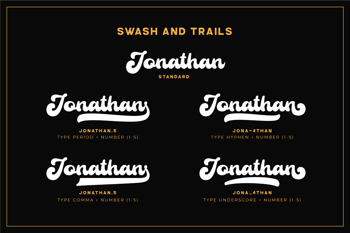 Brenson Charlotte - Retro Font Duo, a Script Font by Grezline Studio (Photo 7 of 14)
