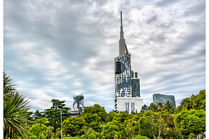 View of Batumi from Bay Boulevard, an Architecture Photo by Leonid Andronov