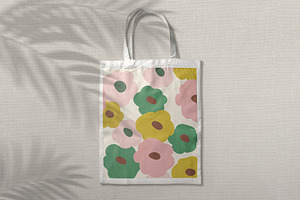 Retro Floral Patterns Set