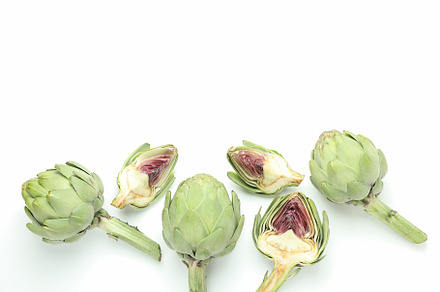 Concept of healthy food with artichoke, space for text, a Food & Drink Photo by AtlasStudio PRO