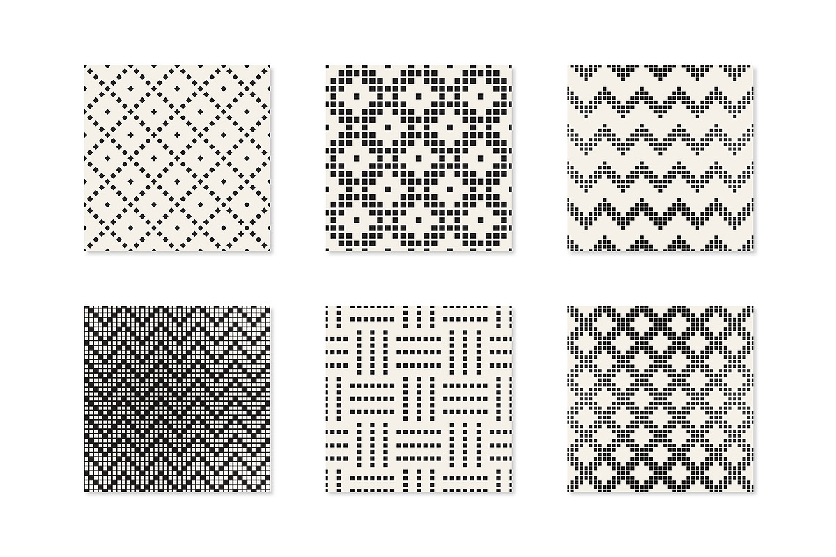 Minimalist Seamless Patterns | vol.1, a Pattern Graphic by Curly_Pat (Photo 4 of 7)