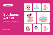 45 Animated Spa & Wellness Icons, an Emoji Icon by Prosymbols (Thumbnail 1 of 4)