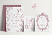 Vintage Floral Victorian Line Art, a Decorative Illustration by Madiwaso (Thumbnail 2 of 9)