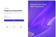 Login Signup Forget Password Page, a Landing Page Template by Hammad Arif (Thumbnail 3 of 7)