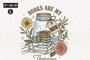 Reading Books Sublimation Bundle PNG, an Illustration by CreationArt (Thumbnail 14 of 16)