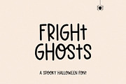 Fright Ghosts spooky halloween font, a Handwritten Font by supfonts (Thumbnail 1 of 8)