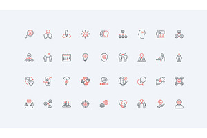 Internal human organs anatomy icons, a Person Illustration by Lemberg Vector