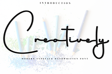 Creatively