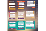 Login And Account Registration, an UI Kit Template by Sabelskaya (Thumbnail 5 of 5)