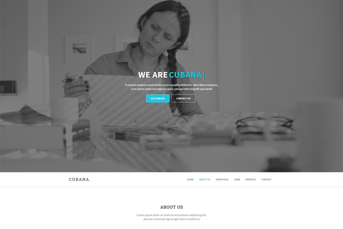 Cubana - Multipurpose Template, a HTML Template by Pichforest Studio (Photo 2 of 5)