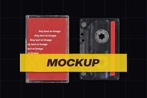 Audio Cassette Mockup Pack