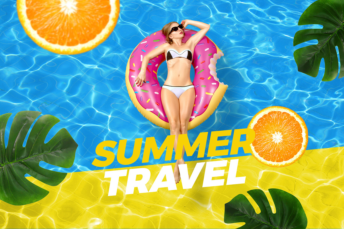 Summer Beach MockUp creator, a Product Mockup by PSD Market (Photo 1 of 14)