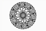 Elegant Hand-Drawn Mandala Designs, an Object Graphic by BIPLOB EXPERT (Thumbnail 10 of 13)