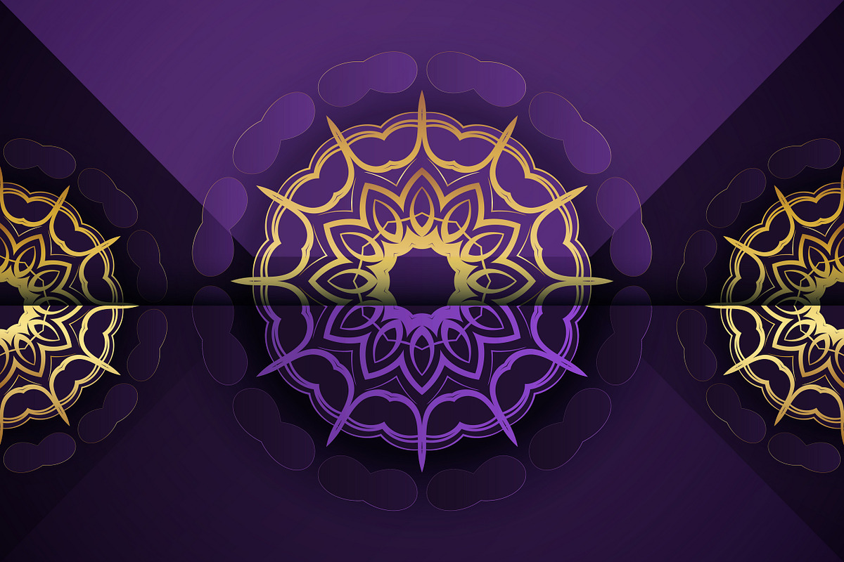 Mandala Oriental Floral art Bundle, a Background Graphic by NJ Himel (Photo 53 of 97)