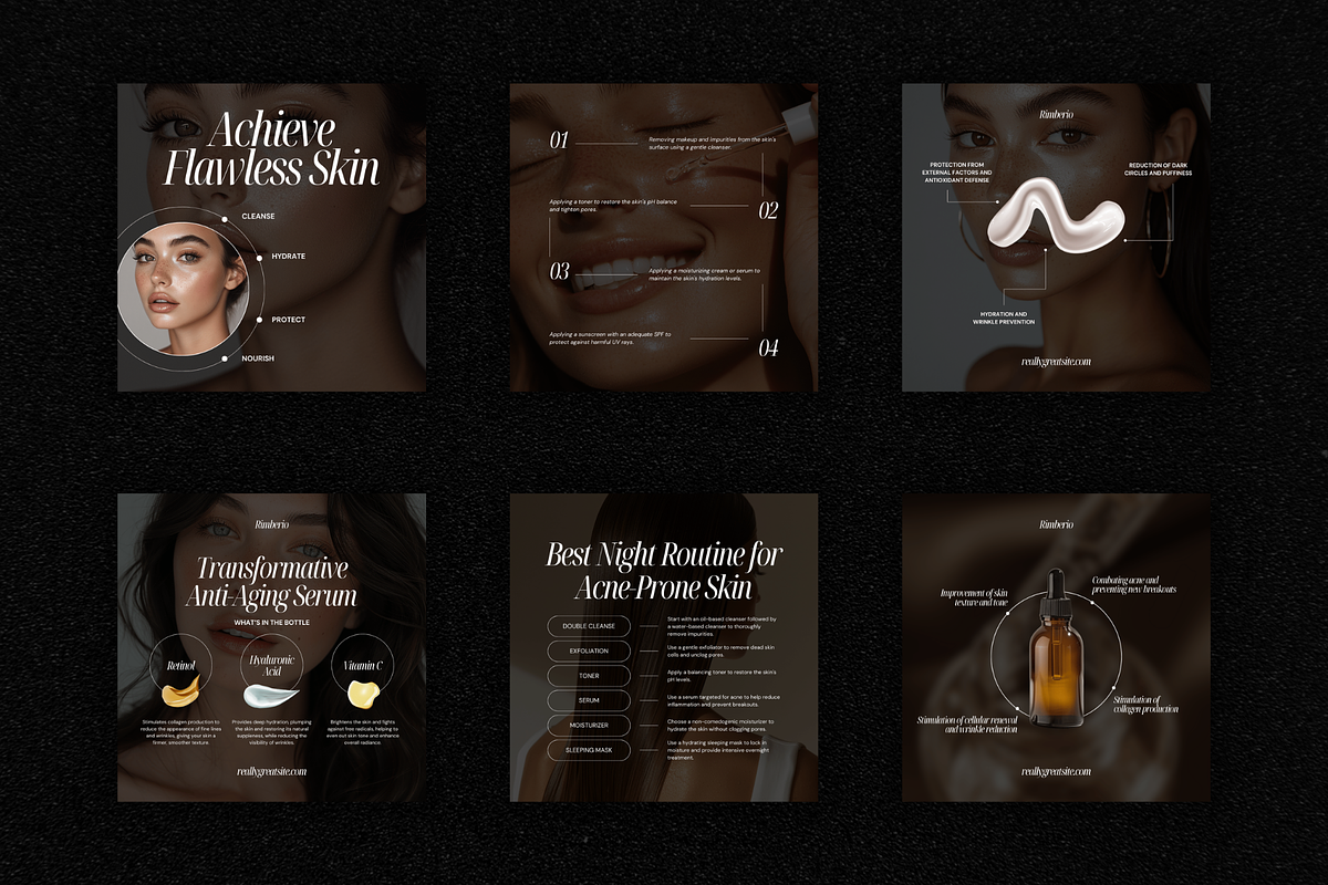 Aesthetic Beauty Instagram Template, a Social Media Template by Xenié Creative (Photo 8 of 10)