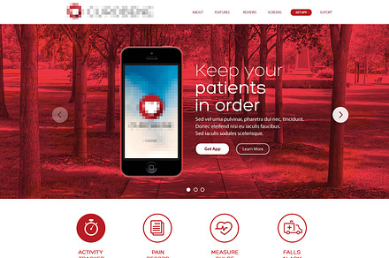 App presentation - One page site