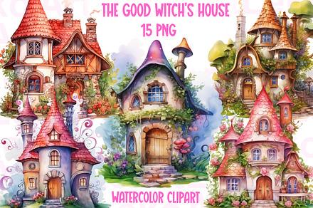 The Good Witch’s House Clipart