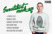 Sweatshirt Mock-Up, a Hoody Mockup by Freeman Studio (Thumbnail 1 of 6)