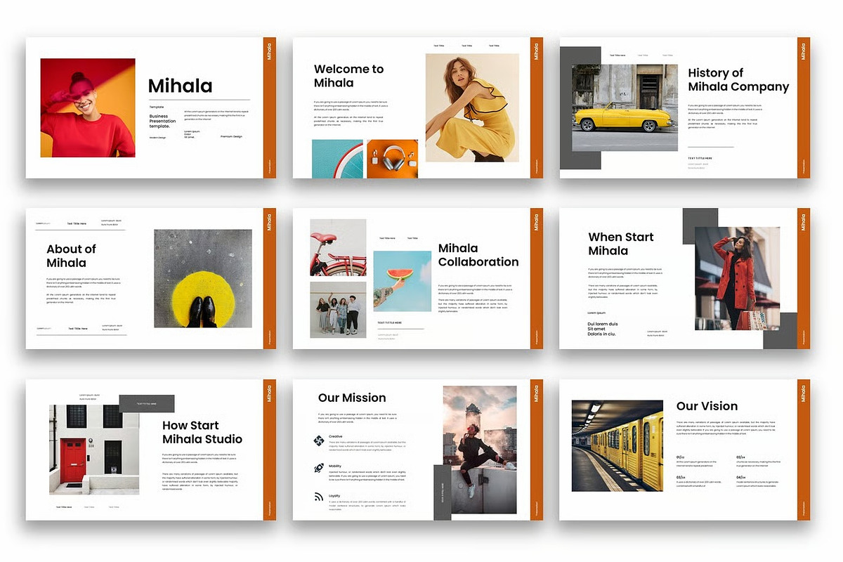 Mihala – Business Google Slide, a Presentation Template by kreatifreya (Photo 2 of 5)