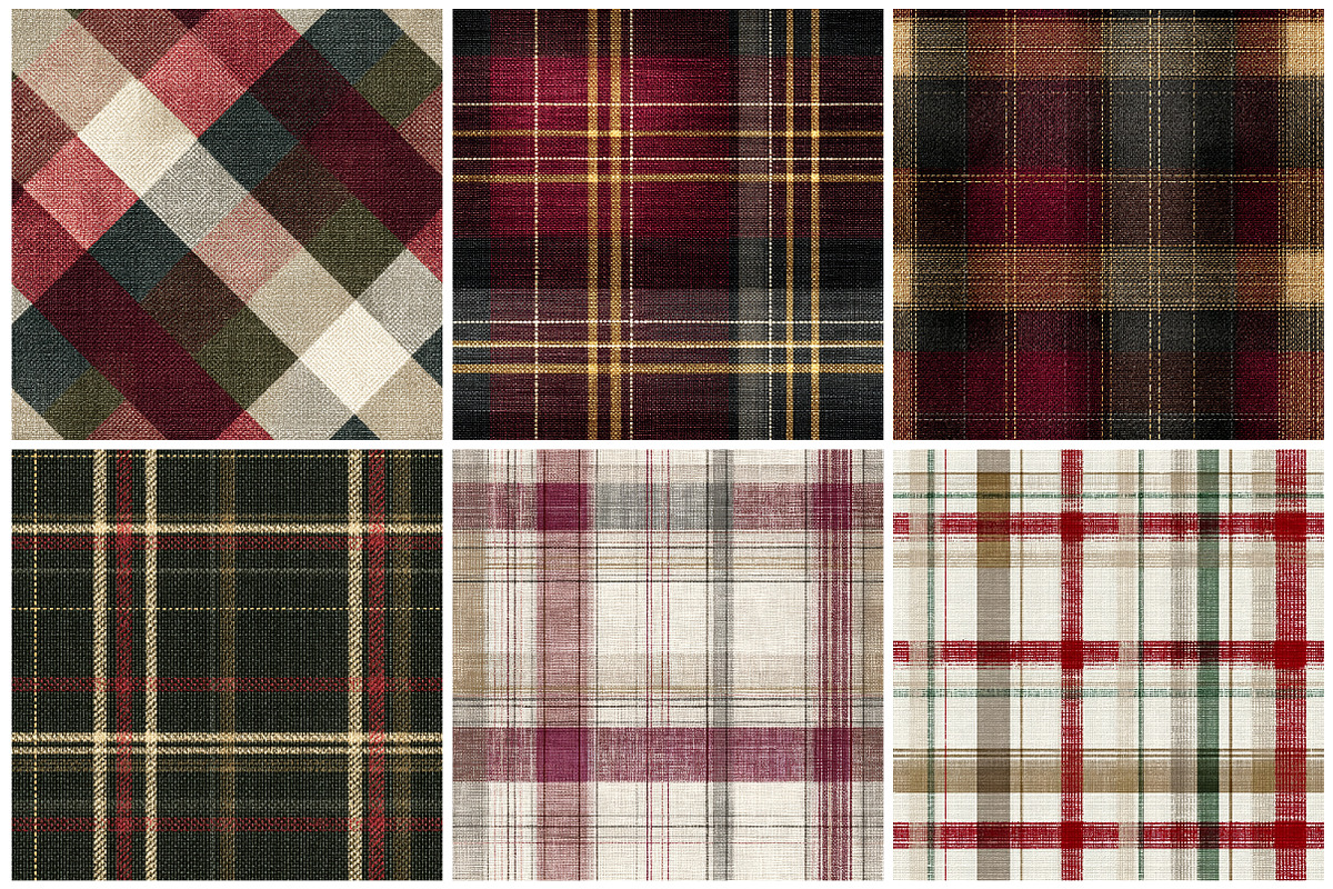 Christmas Tartan Plaid Seamless Patt, a Texture Graphic by CitraGraphics (Photo 2 of 7)
