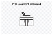 Furniture and Home Decorative Icons, an Outline Icon by Designfour (Thumbnail 6 of 7)