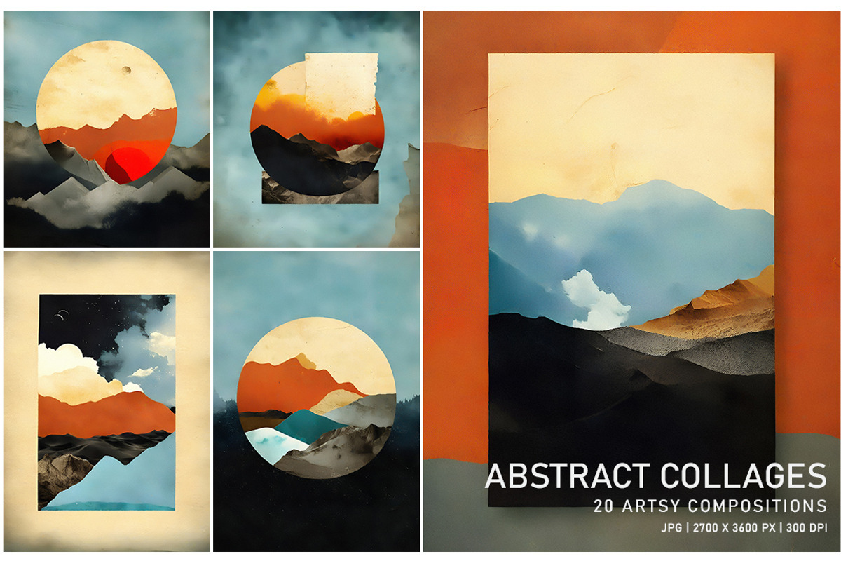 Abstract Collages, a Decorative Illustration by Digital Art Creations (Photo 1 of 8)