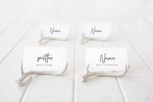 Wedding Escort Card Mockup