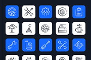 Car Workshop Icon Set, a Duotone Icon by Brickclay (Thumbnail 6 of 6)