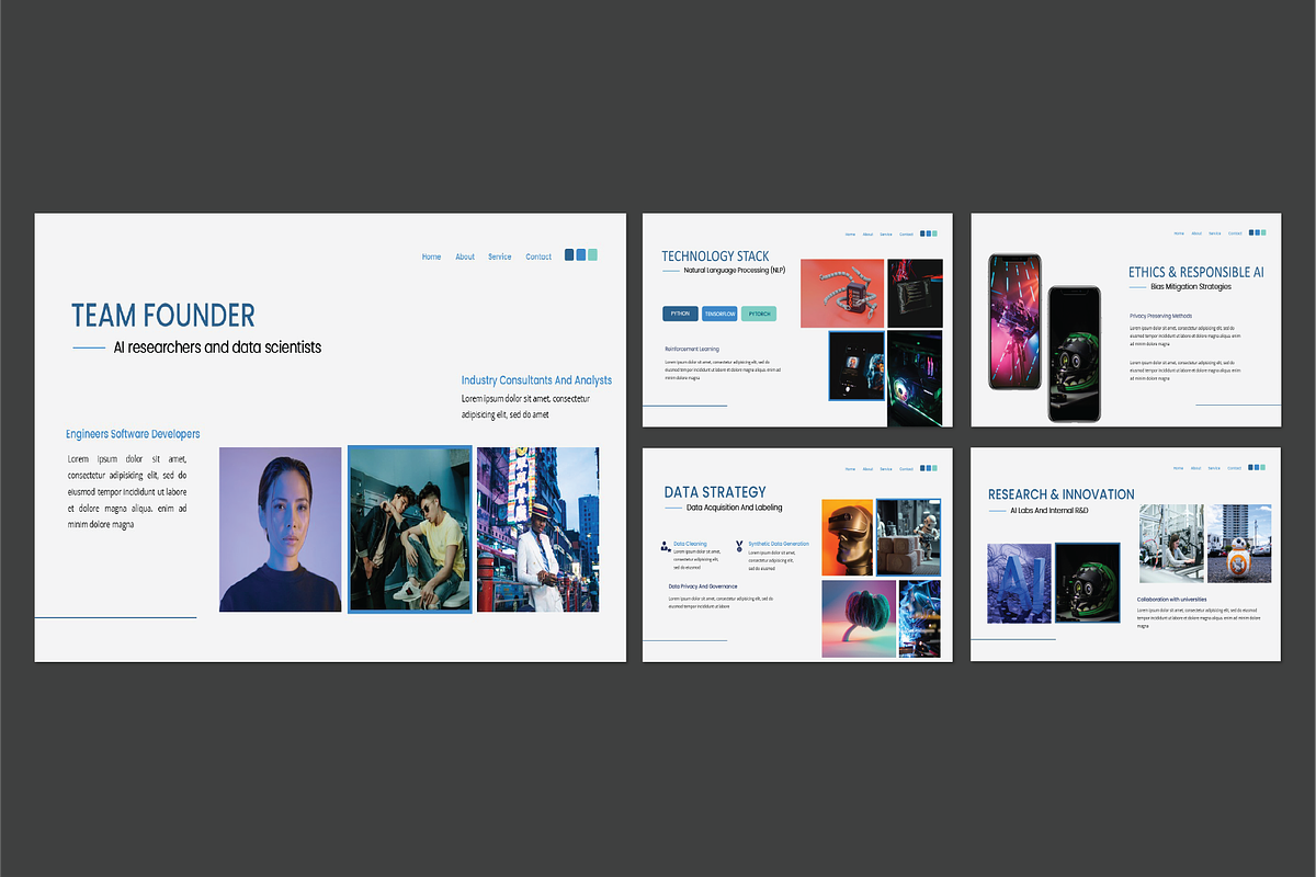 Tropica Artificial Intelligence, a Presentation Template by Caprio Studio (Photo 3 of 4)
