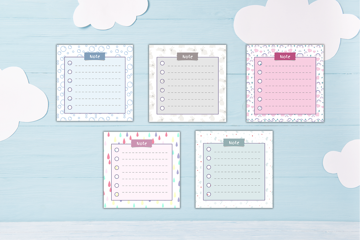Cute Cartoon Kids Notes Diary, a Stationery Template by Avyukta Envision Digital (Photo 2 of 7)
