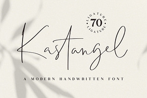 Kastangel - Handwritten Script Font