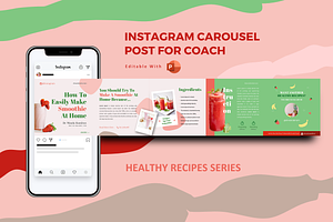 Healthy Recipes Creator Carousel