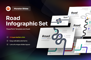 Road Infographic PowerPoint Template, a Presentation Template by Ink Gallery