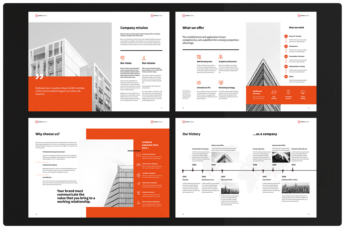 Company Profile, a Brochure Template by GraphicsEgg (Photo 6 of 9)