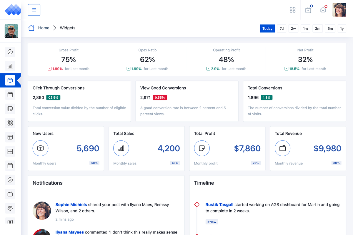 Earth - Bootstrap Admin Template, a Bootstrap Template by Creative Themes (Photo 2 of 5)