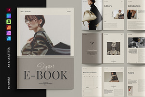 Digital E-Book Design Template