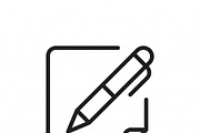 Vector Digital Learning Skills Icons, an Outline Icon by adenpinkstore (Thumbnail 6 of 11)
