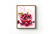 Watercolor Cranberry Clipart, an Illustration by Libby Wishes (Thumbnail 5 of 10)