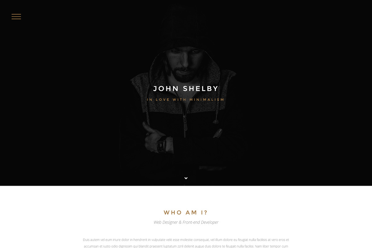 Shelby - One Page HTML5 Template, a HTML Template by Mattias (Photo 2 of 3)