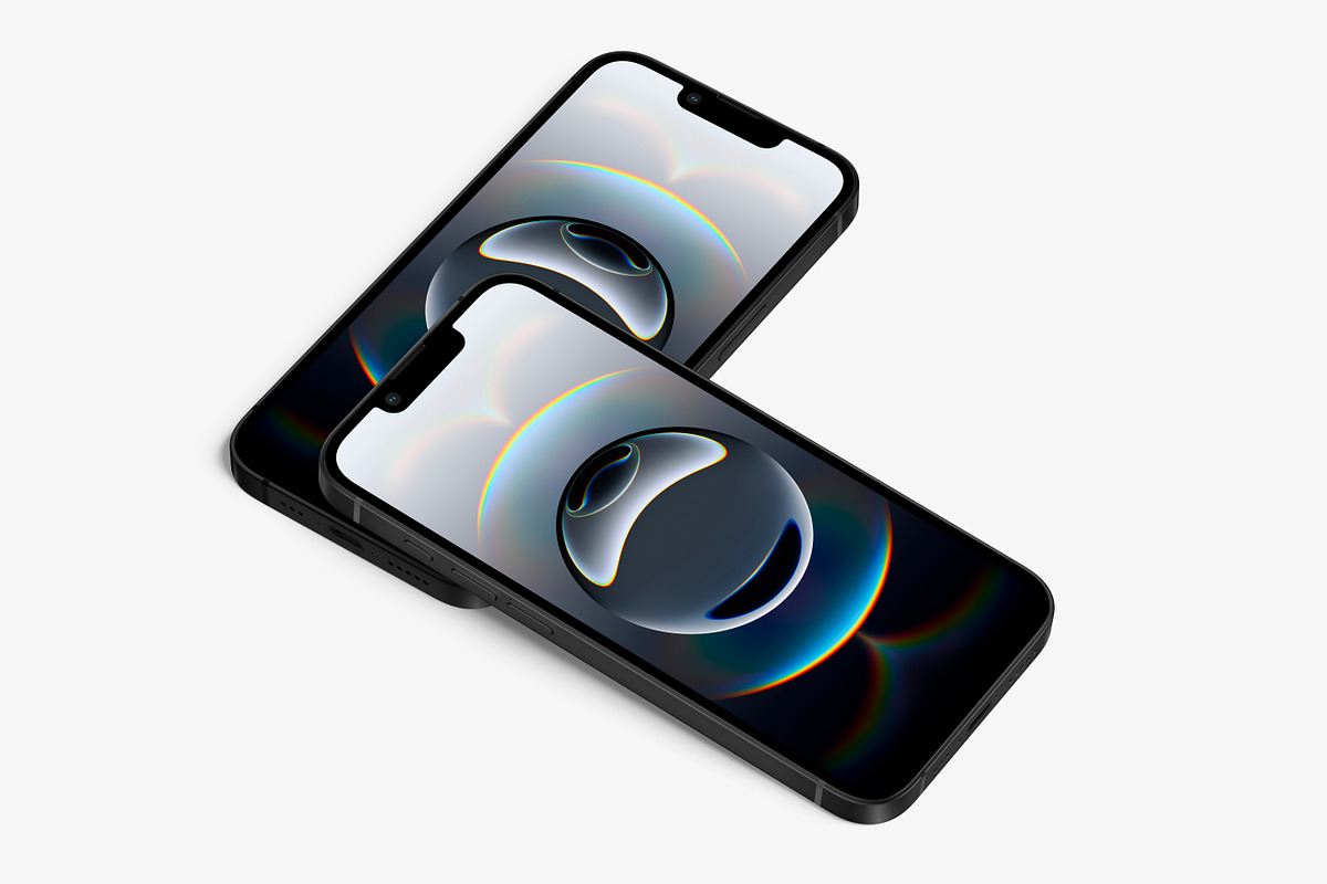 iPhone 16e Mockups, an iPhone Mockup by ls.graphics (Photo 4 of 10)