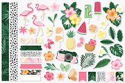 Summer Tropical Digital Bundle, a Pattern Graphic by Paper Starr Studio (Thumbnail 6 of 8)
