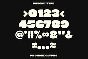 PS CHONK | Display Typeface, a Sans Serif Font by Posche Type (Thumbnail 3 of 14)