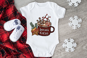 Santa's Cocoa Sublimation