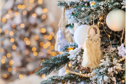 light christmas tree background, a Holiday Photo by yanadjana