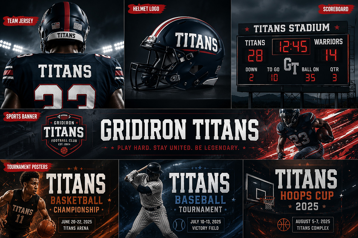 Gridiron Titans, a Slab Serif Font by Wow Magic (Photo 3 of 6)